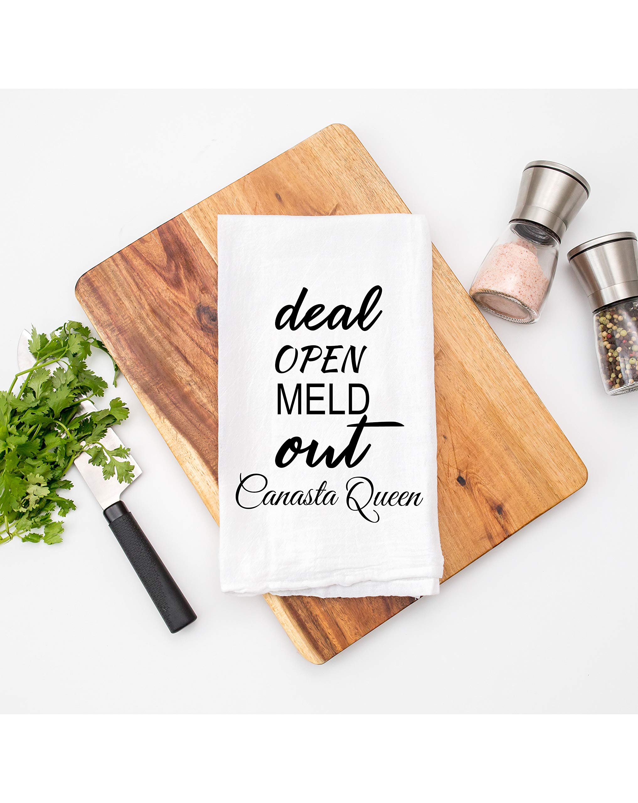 Buy Canasta Queen Dish Towel Kitchen Tea Towel Funny Saying Humorous