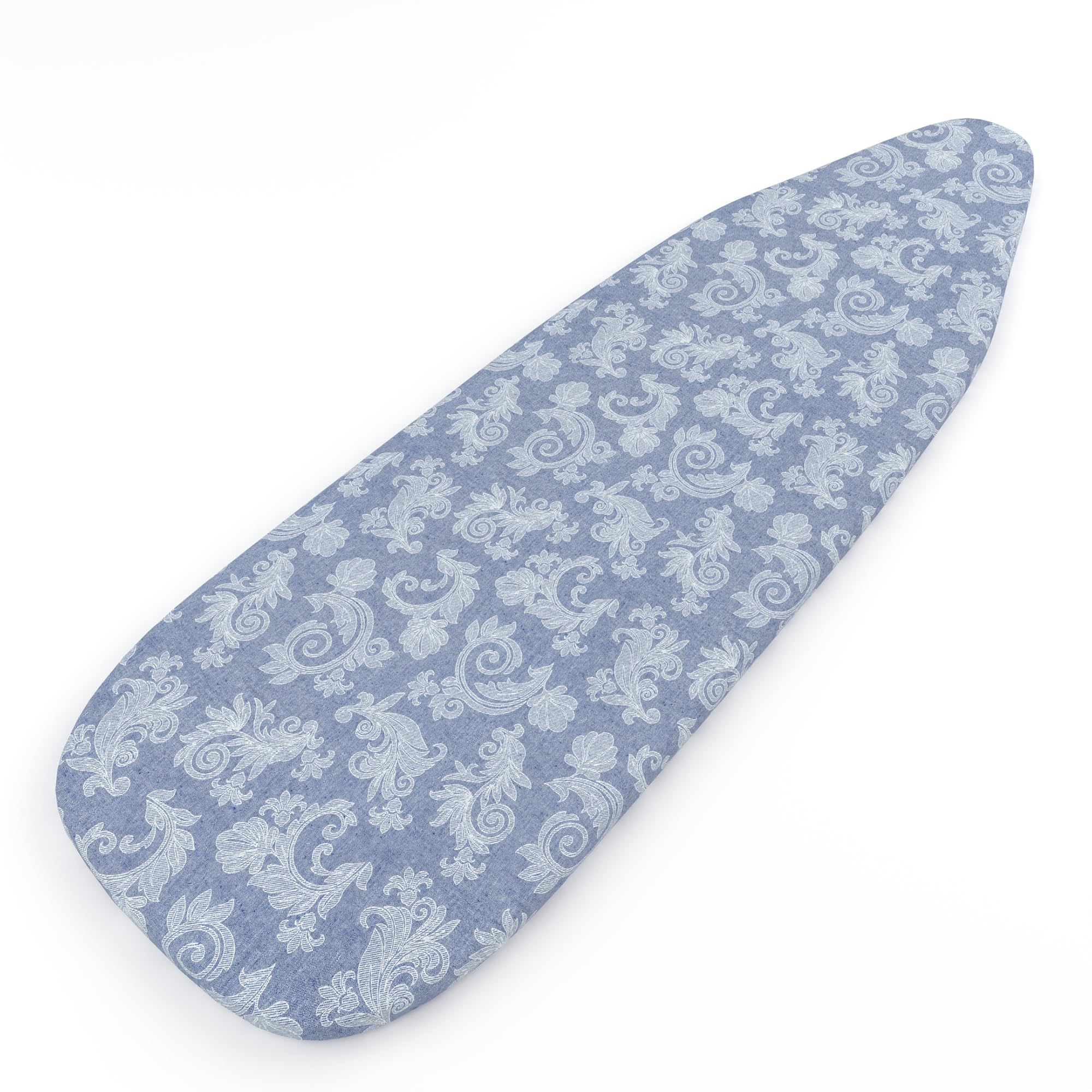 Encasa XO Ironing Board Cover with 4mm Extra Thick Felt Pad for Steam Press – Blue - (Fits Standard Boards of Large, 54