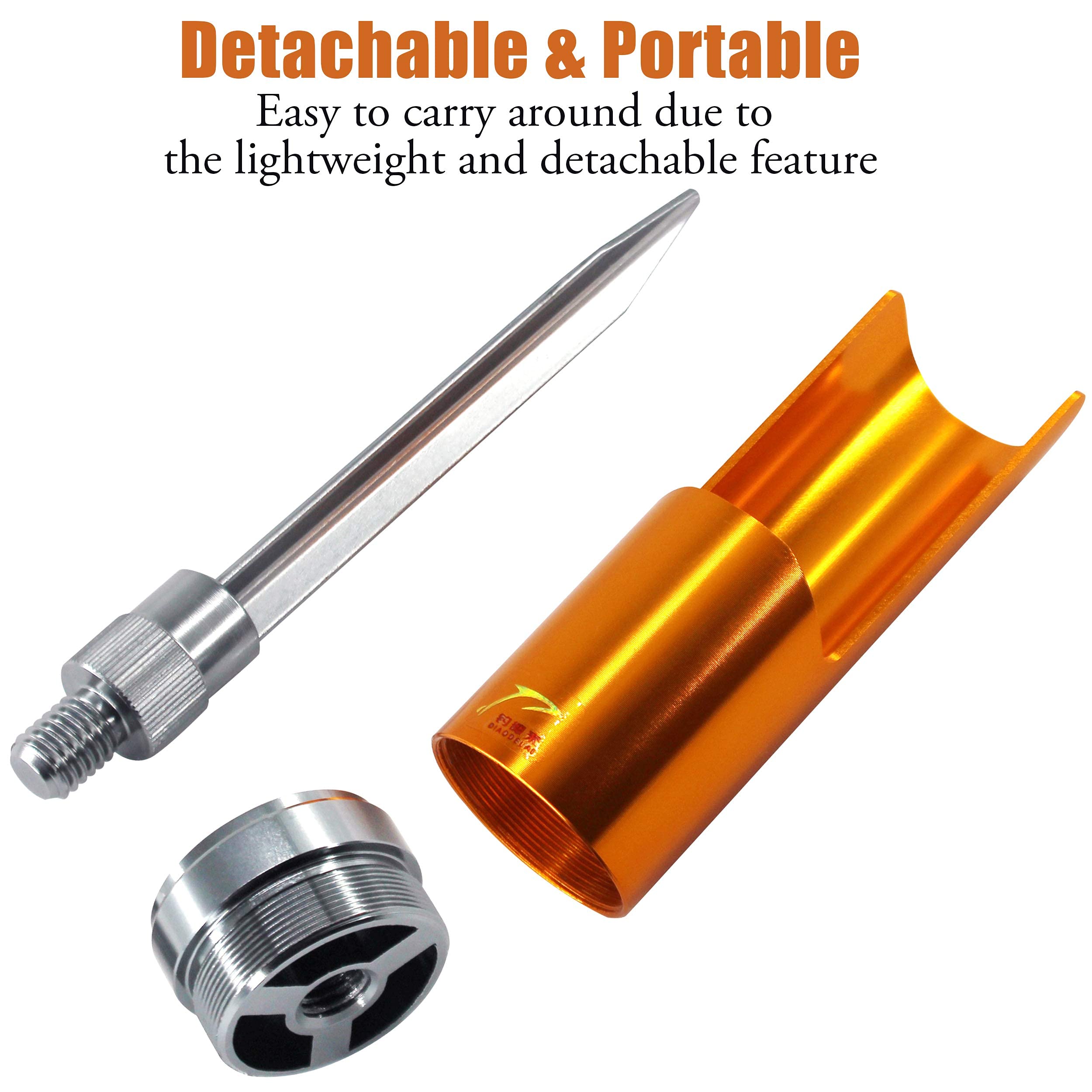 OROOTL Fishing Rod Pole Holder Ground Support Universal Aluminium