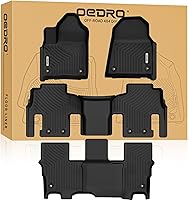 Vista 1 de OEDRO Tapete de Piso Apto para Jeep Wagoneer 2022 2023 2024 2025 (Modelo de 8 Pasajeros), Forros de Piso Wagoneer TPE Ajuste Personalizado para Todo