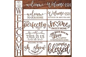 Welcome to Our Home Stencil