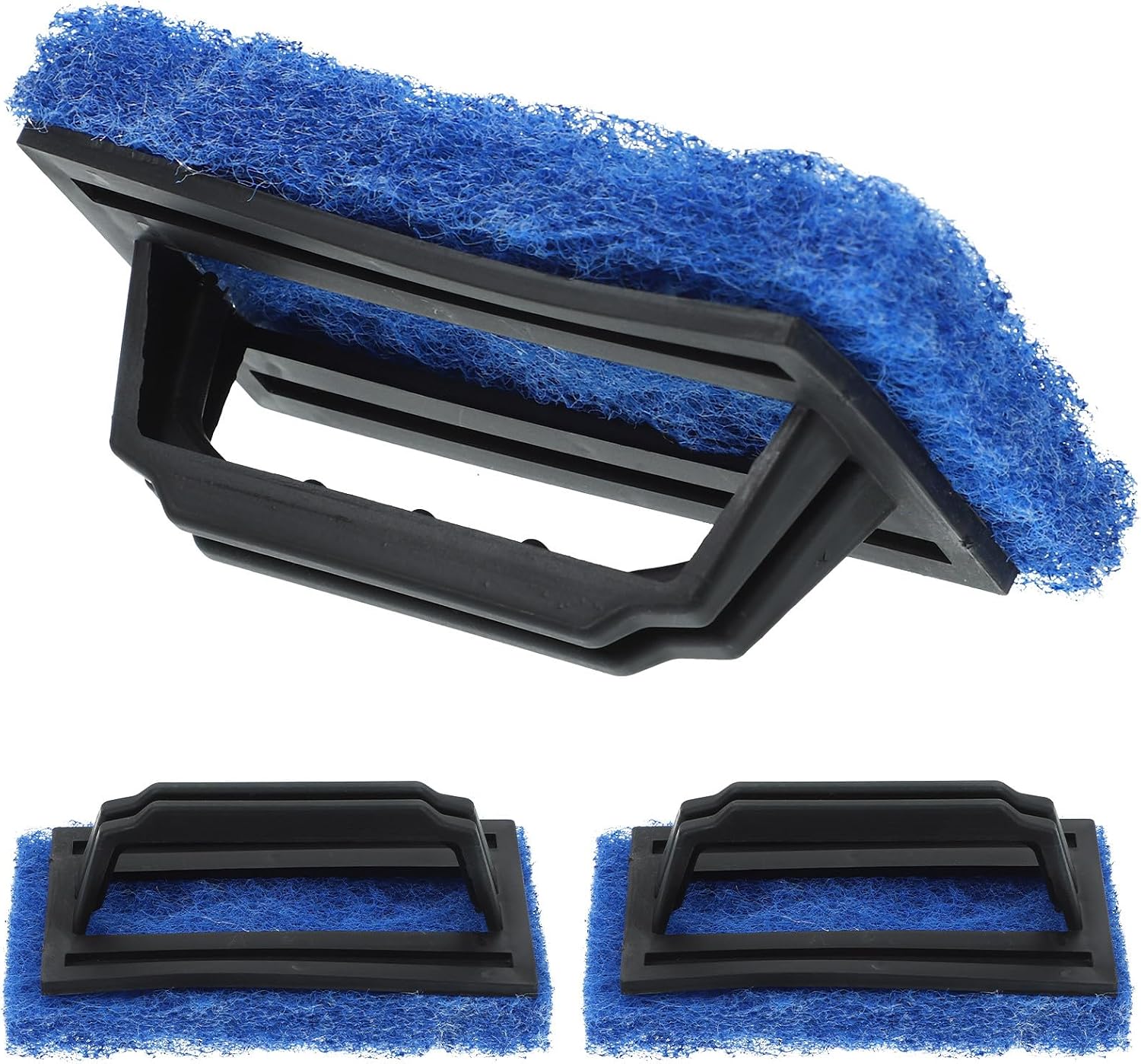 VILLCASE Screen Printing Scrub Pad Ink Remover Brush Set with Durable Sponge 5.70X3.54X2.55In for Textile Graphic Printing Cleaning Supplies Compact Screen Accessories