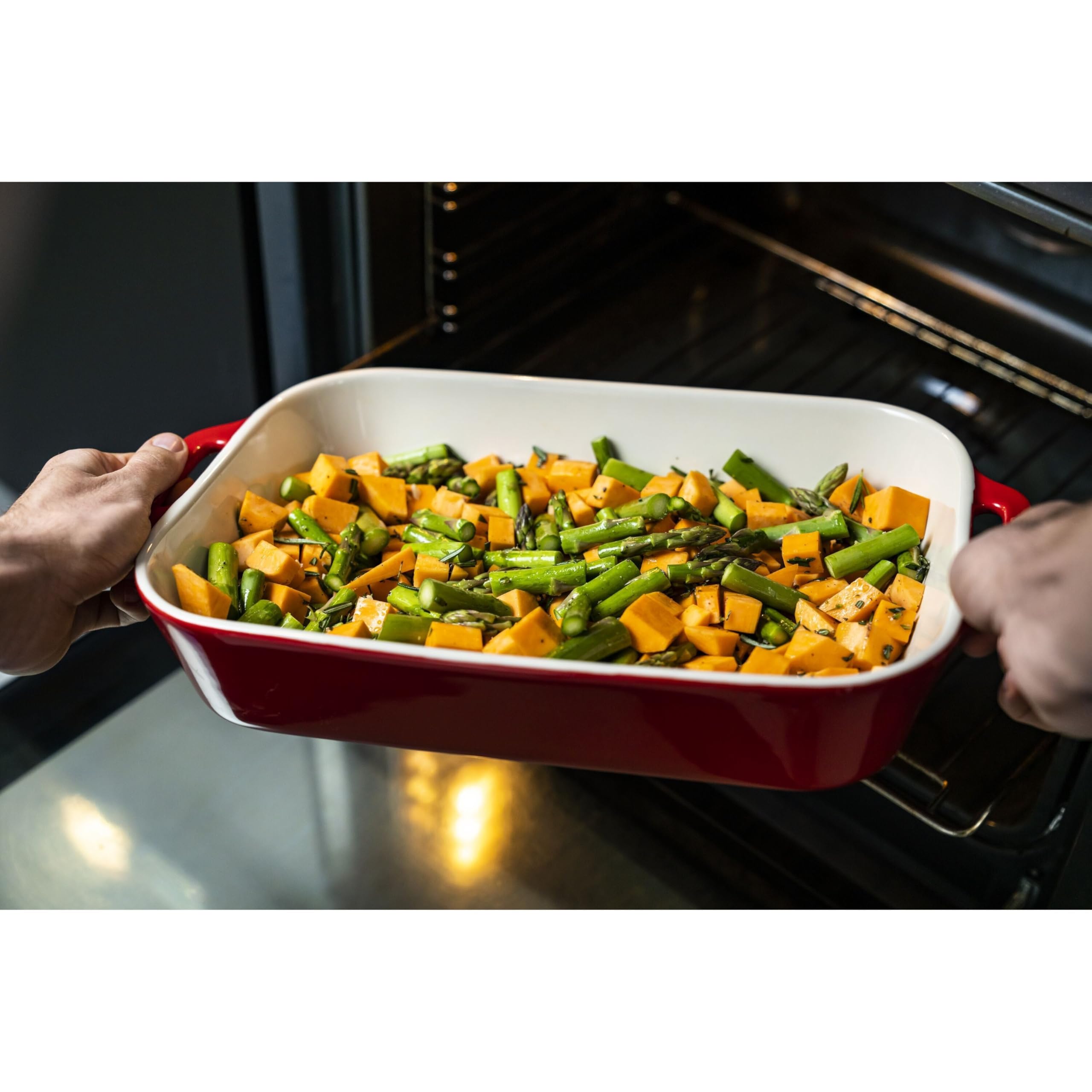 Amazon | STAUB (ストウブ) Ceramique セラミック長方形オーブン皿