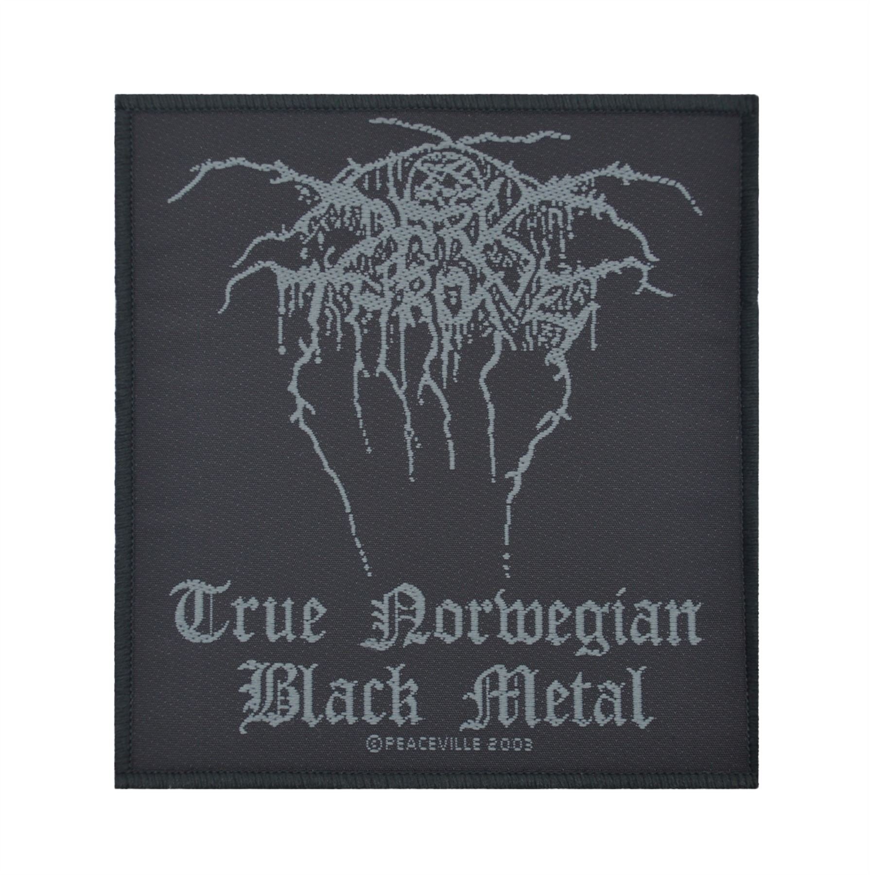 Razamataz Black Darkthrone Aufnäher True Norwegian Metal Patch Gewebt 10 X 11 Cm