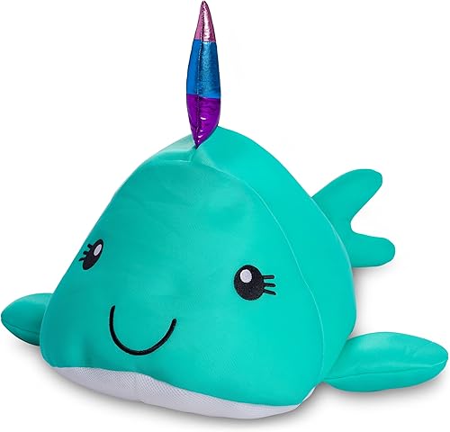 Posh Creations Fideos de piscina de unicornio y flotadores con EPS para niños, diversión no inflable para saltar, descansar y montar en la piscina