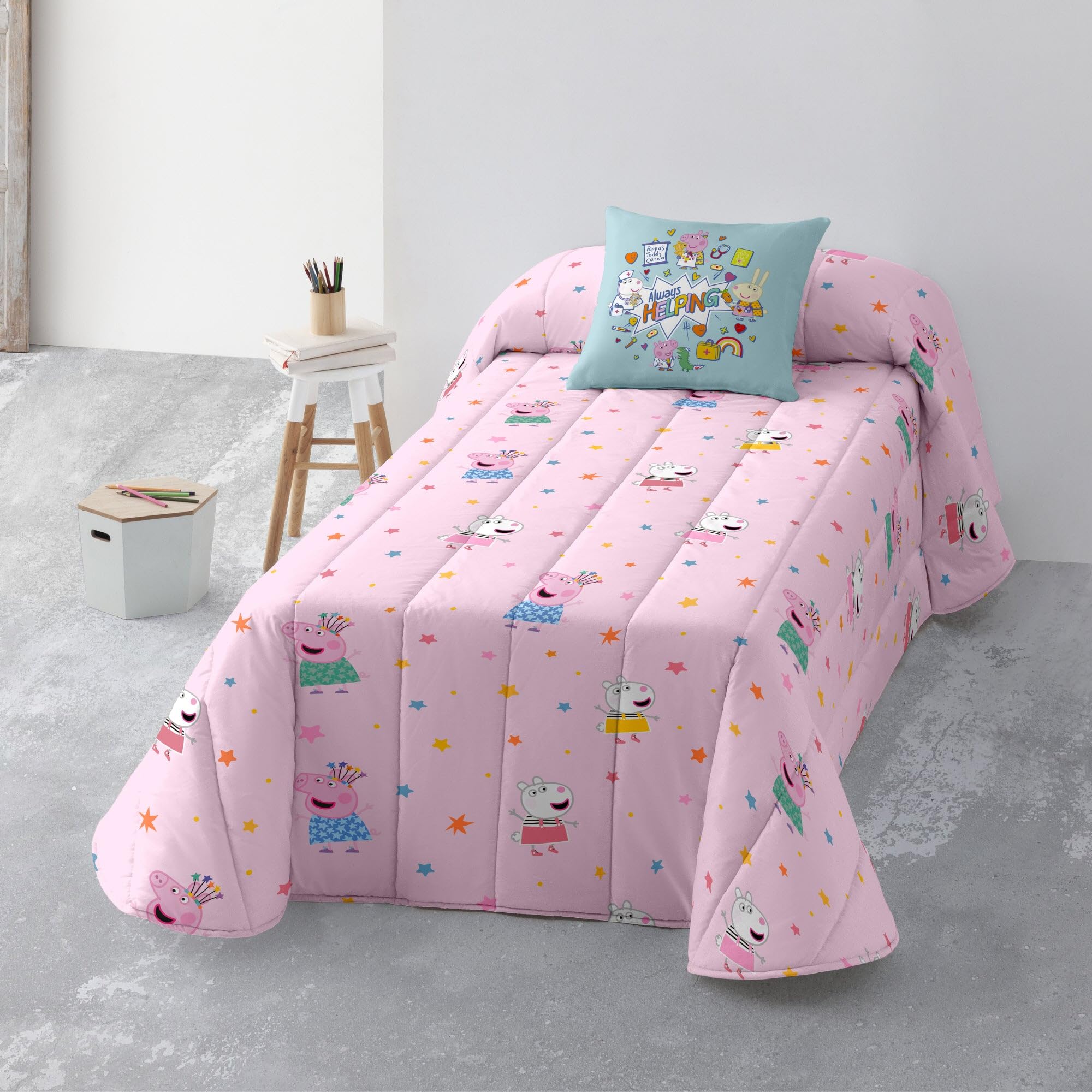 BELUM | Bouti Awesome Quilt, Organic Cotton and Combed Quilt for 90 Bed, Soft Quilt, All Season Bedspread