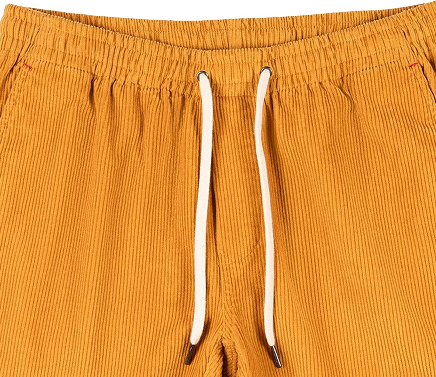 Maiyifu-GJ Men's Corduroy Shorts Casual Elastic Waist Drawstring Athletic Running Shorts Summer Lightweight Beach Short Pants
