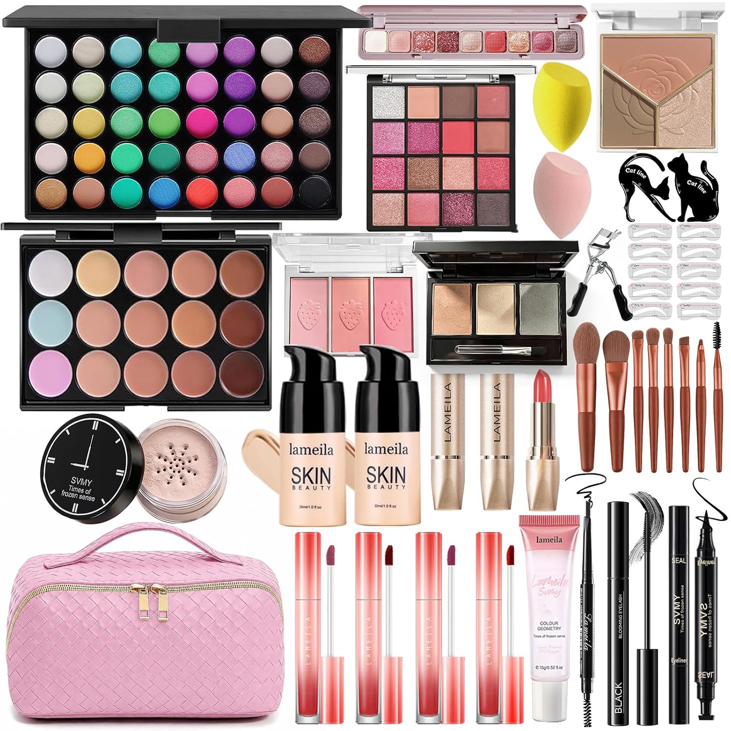 All In One Makeup Kit for Women Full Kit, Makeup Kit for Teens & Beginner