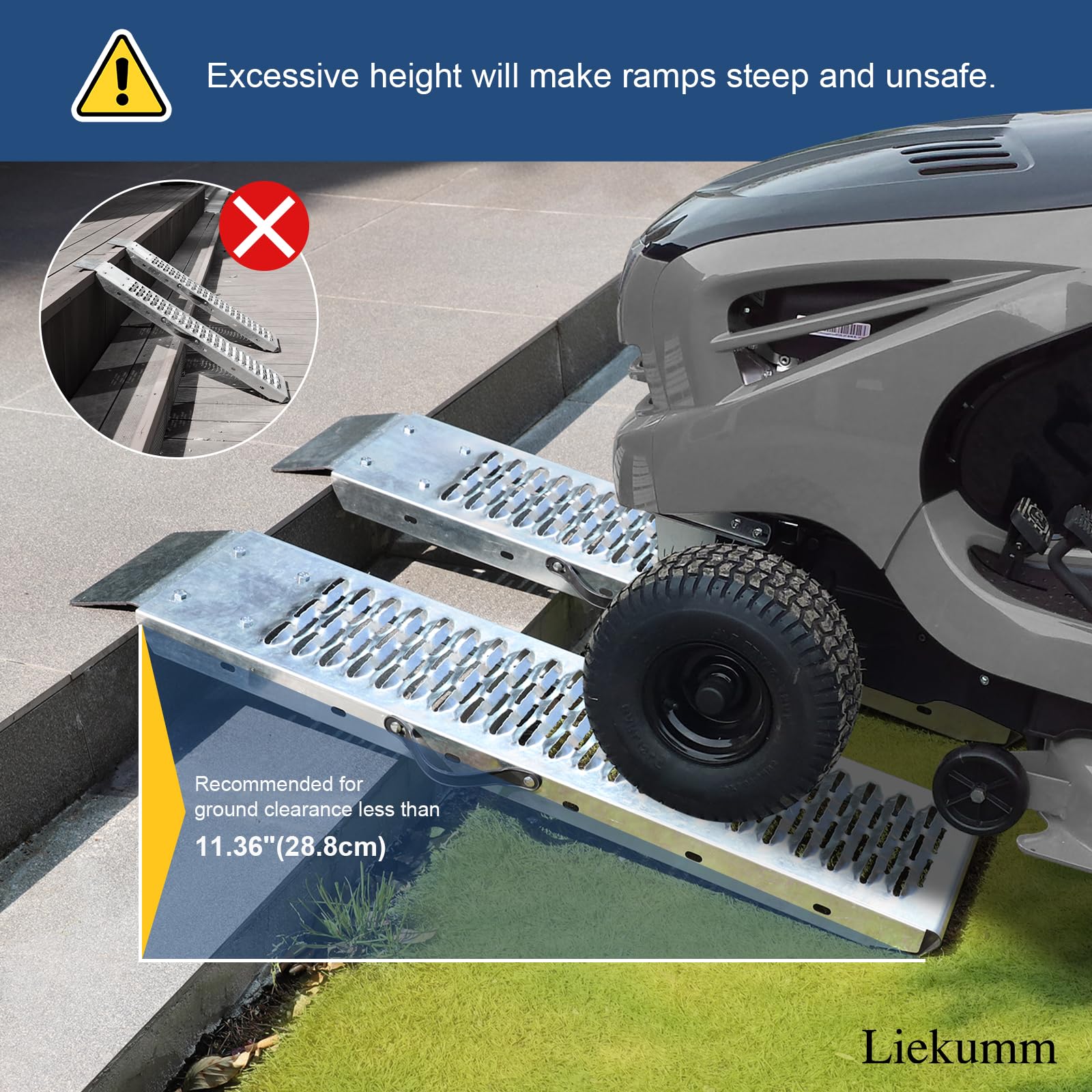 Snapklik.com : Loading Ramps, Shed Ramps 2PC, 960lbs Capacity, 39.9