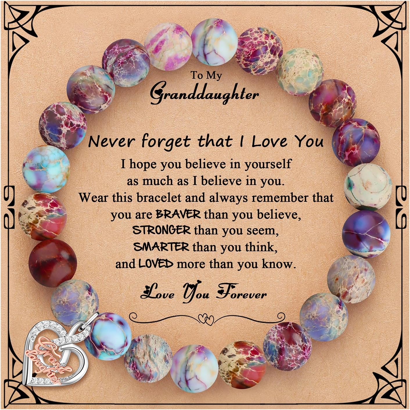 Braided Bracelets Infinity Knot Leather Bracelet Grandmother