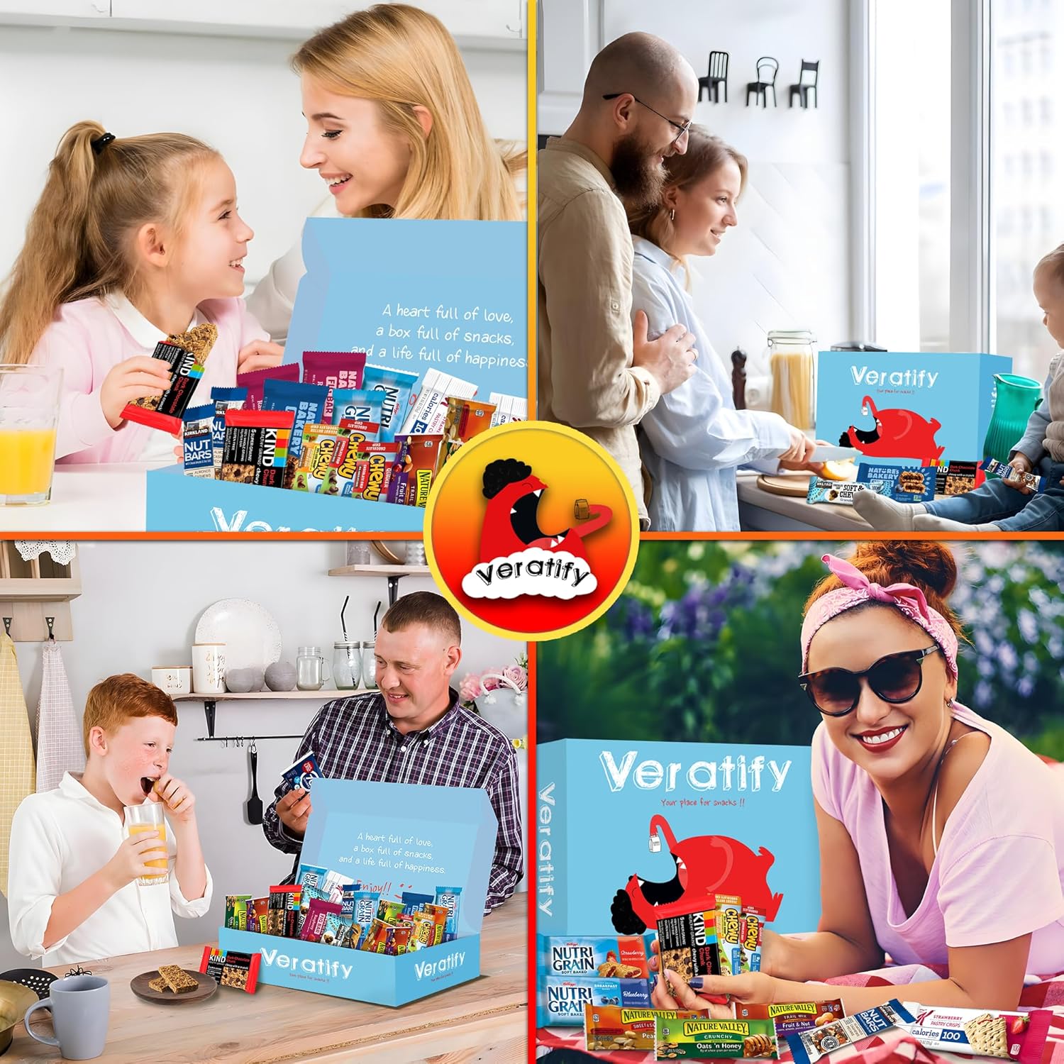 Healthy Snacks (Basket 114 Count) Healthy Snacks & Snacks Gift Variety Package Gift Arrangement Perfect for Men, Women, Adults, Office, School, College, Work, Employee Appreciation - Gift Basket