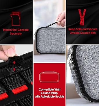 ivoler Carrying Case for Nintendo Switch 2 Model(2025), Gray