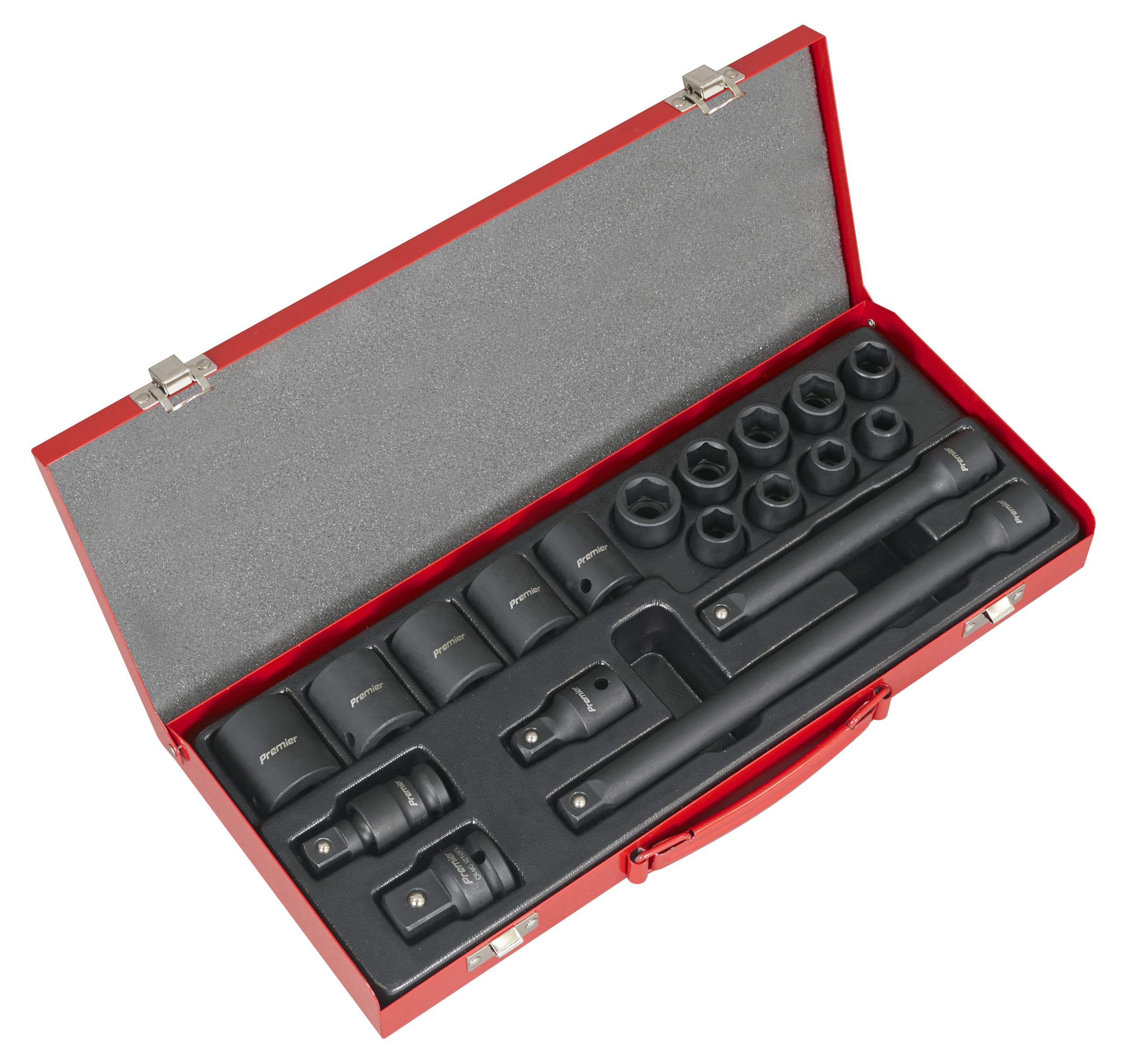 Sealey Premier Impact Socket Set 19pc 1/2"Sq Drive - AK5619M