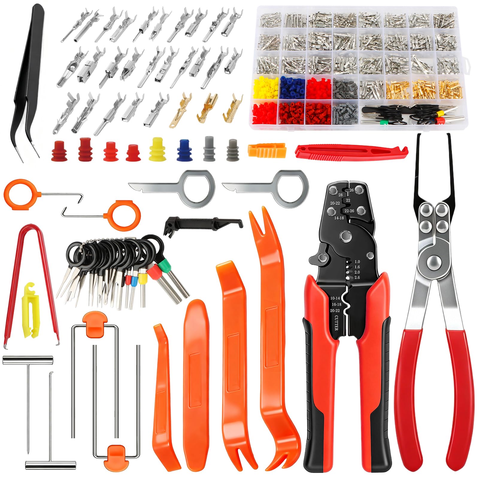 Aopule 988Pcs Automotive Electrical Connectors Kit