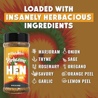 Grillaholics Turkey Brine Kit | Includes grillaholics Chipotle Honey Bourbon Turkey Brine and Herbacious Hen Seasoning
