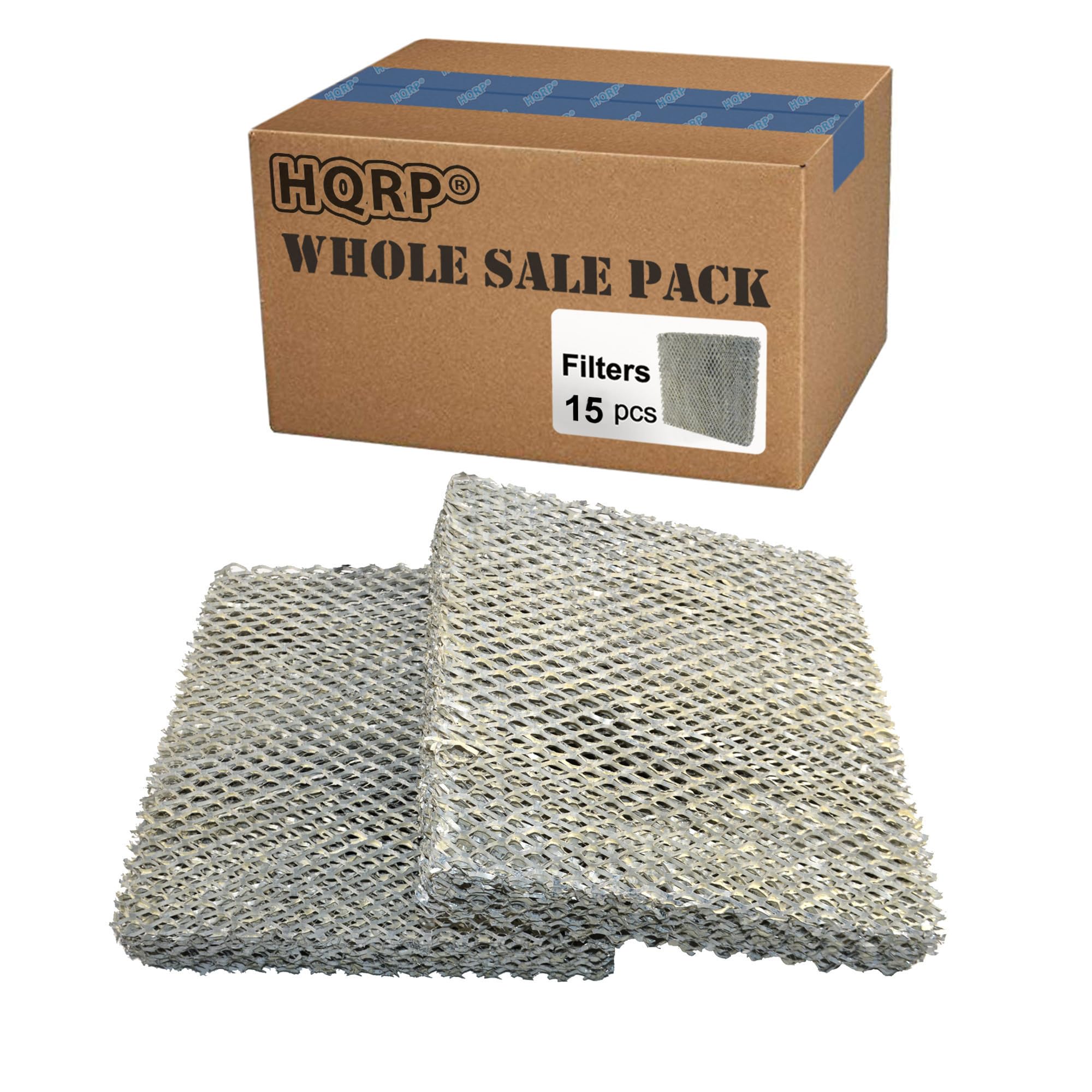 HQRP 15-Pack Water Filter Replacement for Bryant P110-3545 fits HUMBBLBP, HUMBALBP, HUMBBLFP, HUMBALFP, HUMCRLBP, HUMCRLFP Series Humidifiers