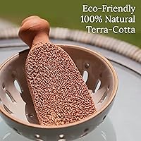 Vista 6 de Raspador para pies terracota doble cara