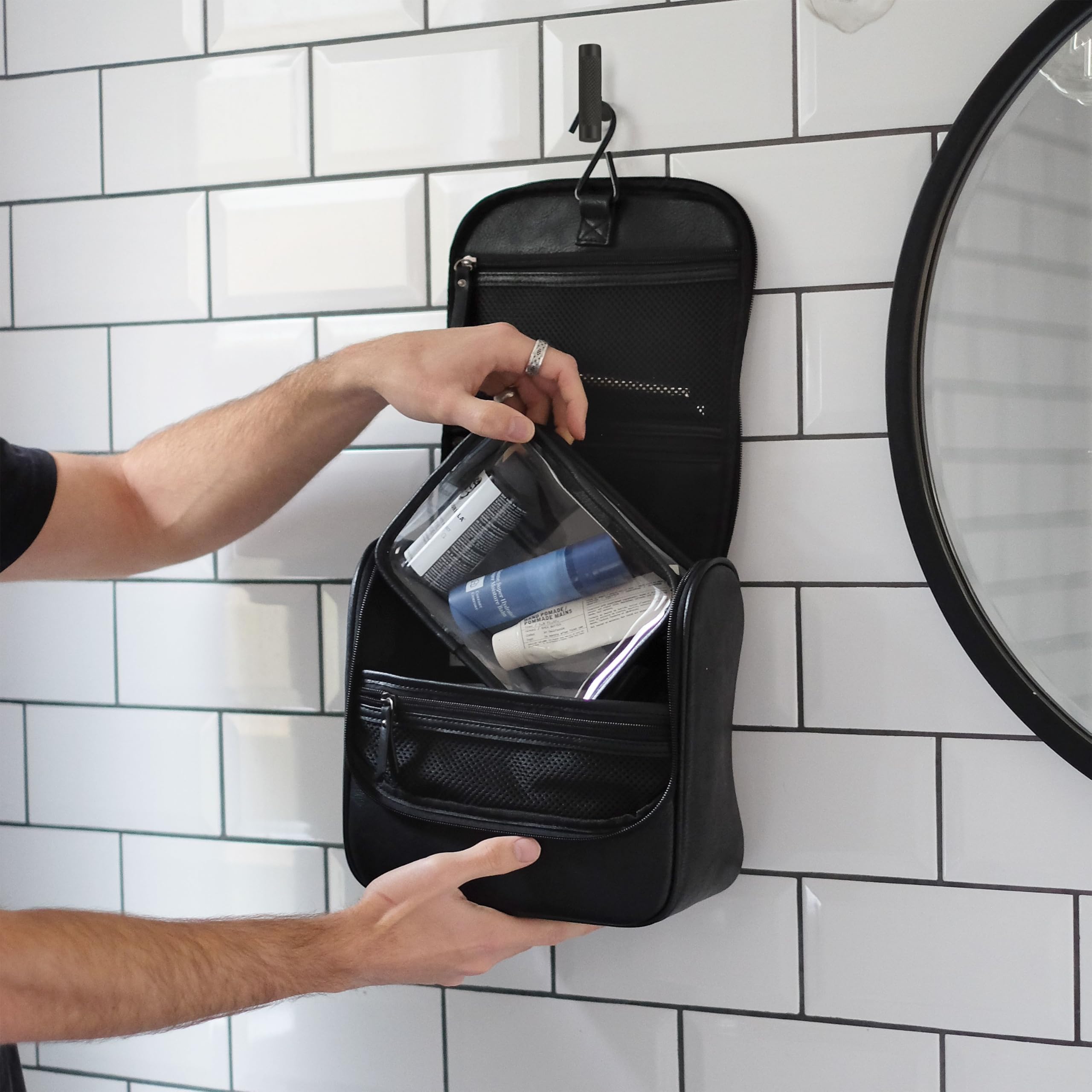 Stackers Neceser grande acanalado para colgar