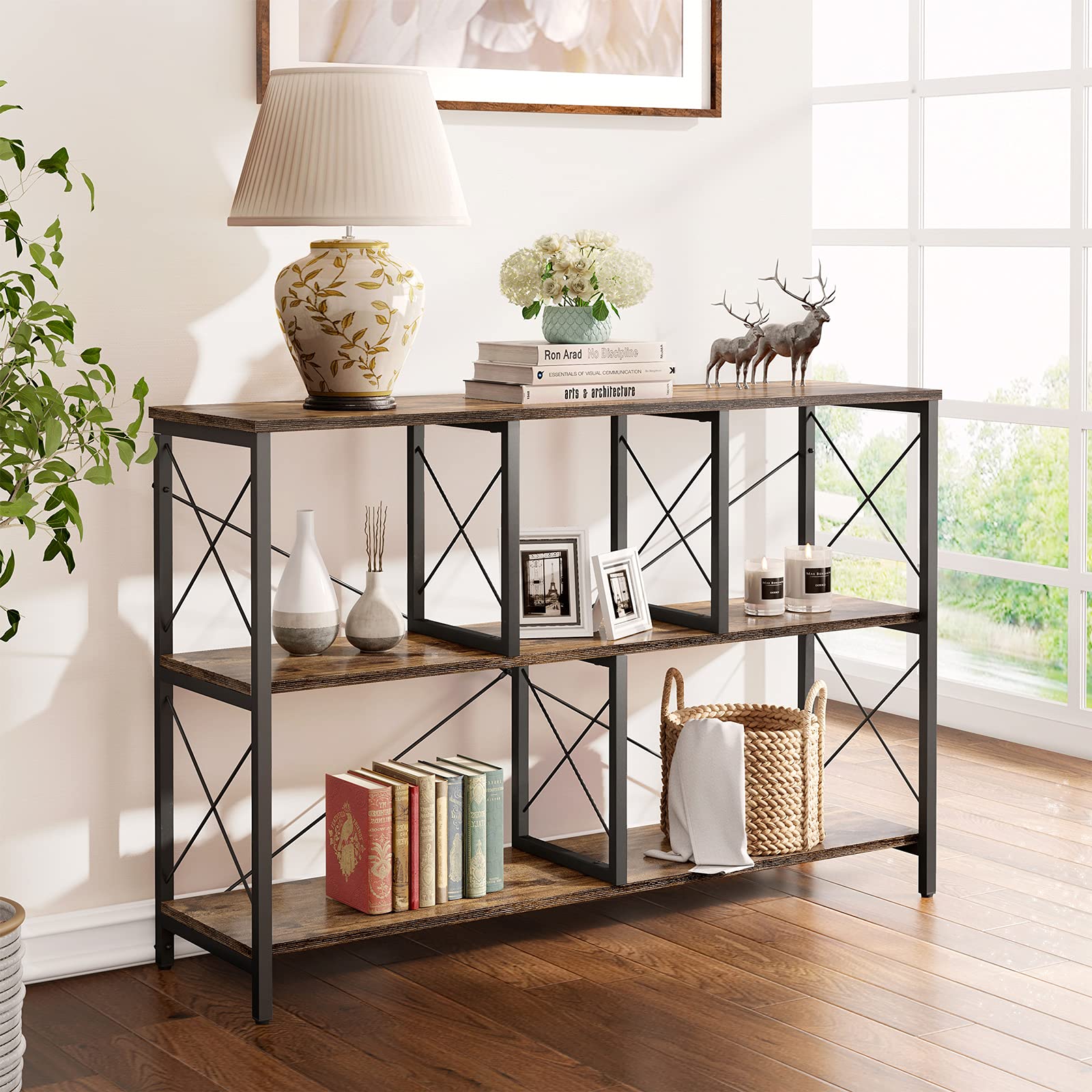 Buy YITAHOME Narrow Console Table for Living Room,3 Tier Long Skinny