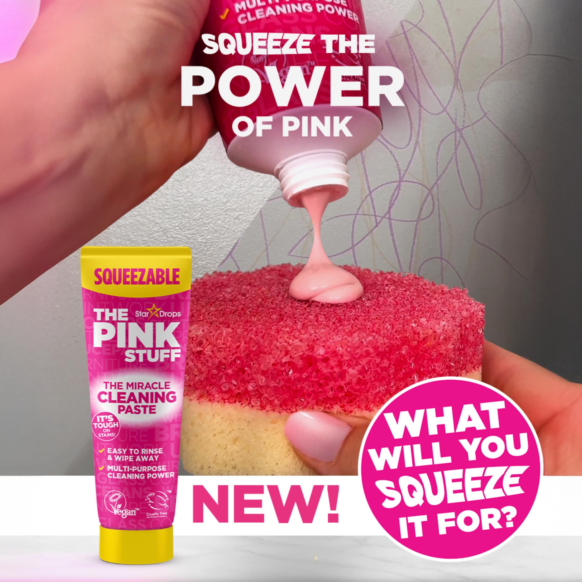 Amazon.com: The Pink Stuff The Miracle Squeezable Cleaning Paste