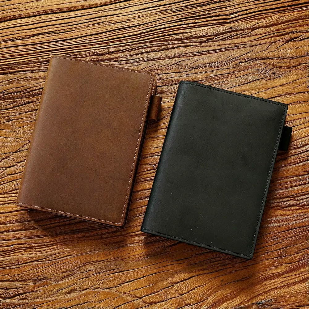 JJDFW Couverture de carnet de notes en cuir A5 A6 Agenda rétro original Journal Dessin Sketchbook Diary Cover