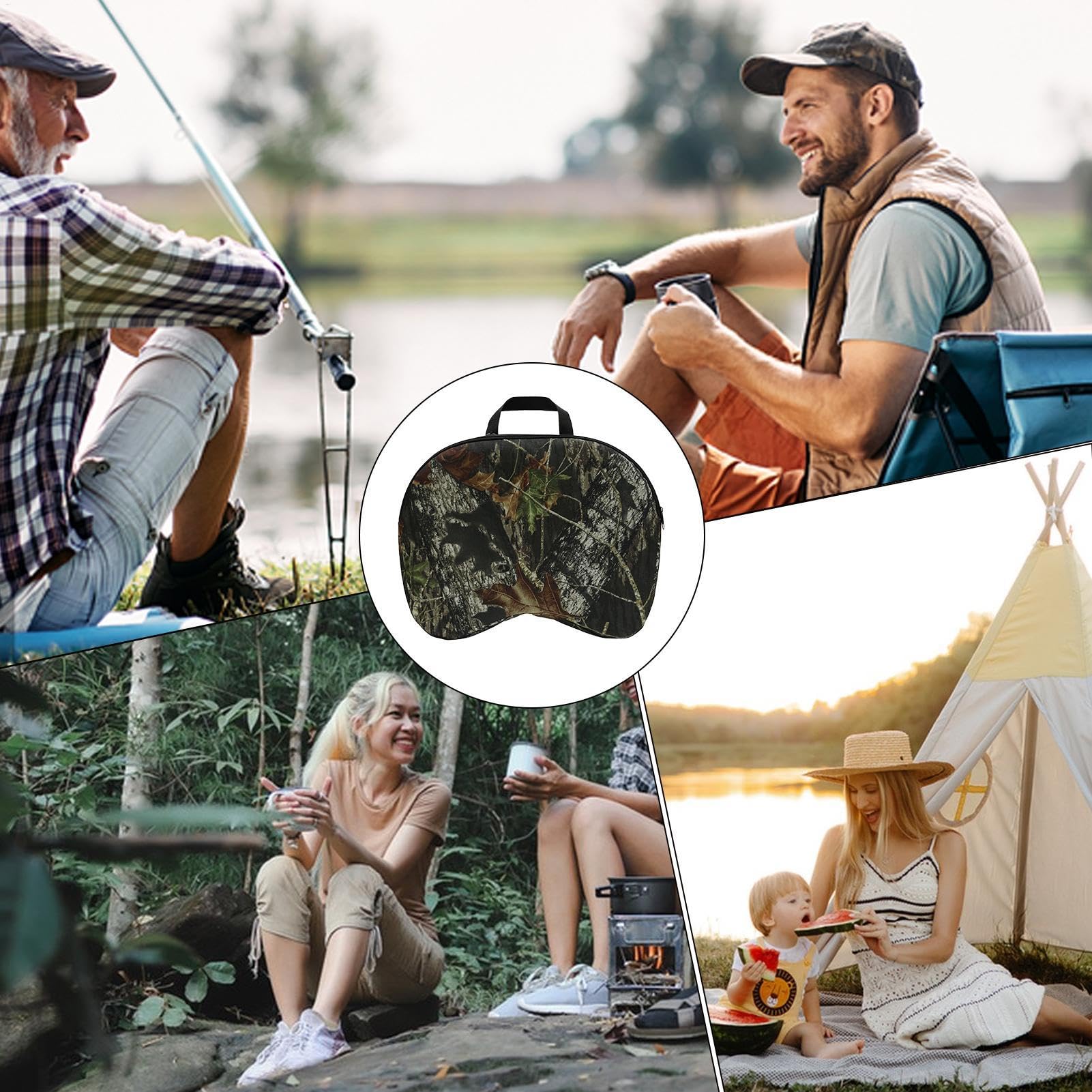 Coussin de siège de chasse, coussin de siège de chasse | Coussin épaissis étanche avec fermeture à glissière,Accessoires sportifs extérieurs, coussinet de siège de camping portable, pour la pêche