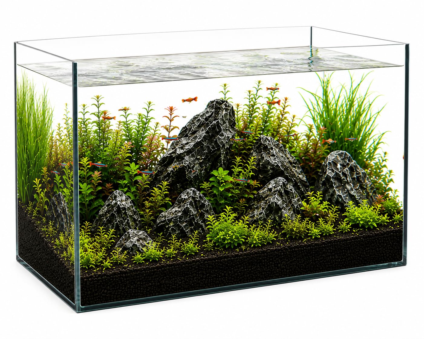 Aquacadabra 45L Glass Aquarium 50 x 30 x 30cm Aquascape Starter Tank