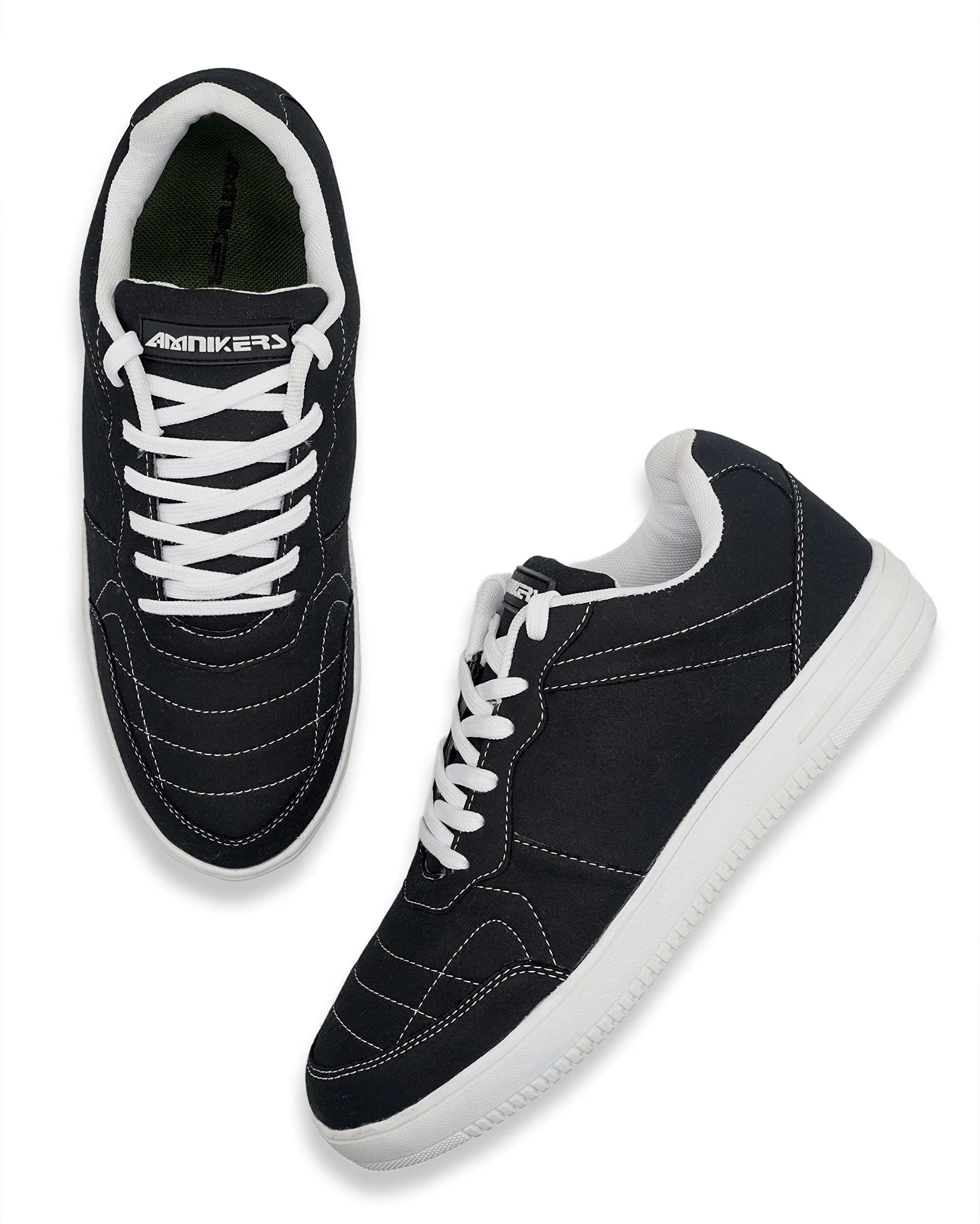 Amnikers Mens's Offset Casual Sneakers