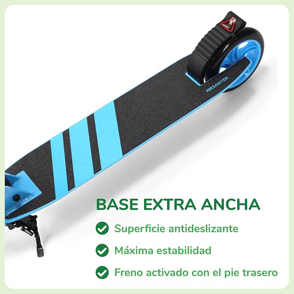 Sawyer Bikes - Patinete Ajustable y Plegable - Niños 6 a 12 Años - 5