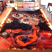 Vista 7 de Dirt Cheap Dungeons - Kit de ríos de lava Modular y personalizable Moldeado por inyección para una durabilidad superior Accesorios TTRPG