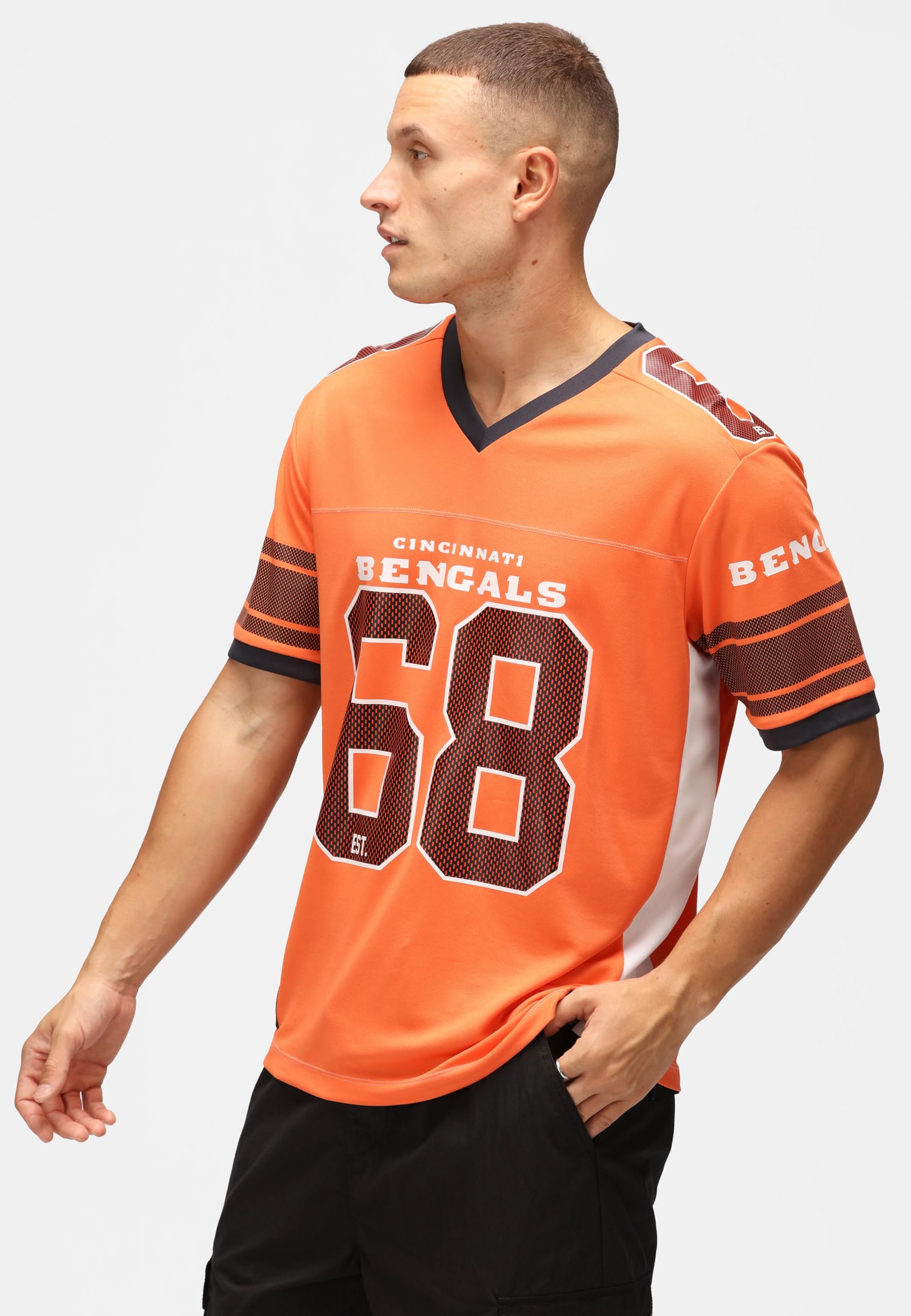 Recovered NFL koszulka koszulka piłkarska koszulka dla fanów futbolu amerykańskiego logo drużyny numer lato oversize