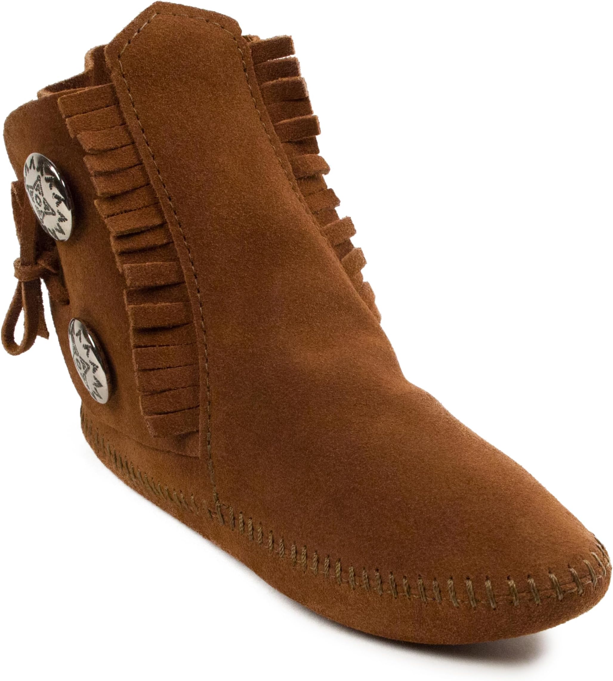 Minnetonka メンズ 2ボタン ソフトソールブーツ