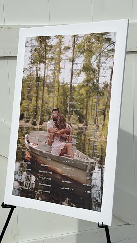 STANDNEE Thickened Easel Stand For Signs & Posters | 66" Height, Holds 10 Lbs | Portable Floor Tripod For Wedding, Photos, Displays