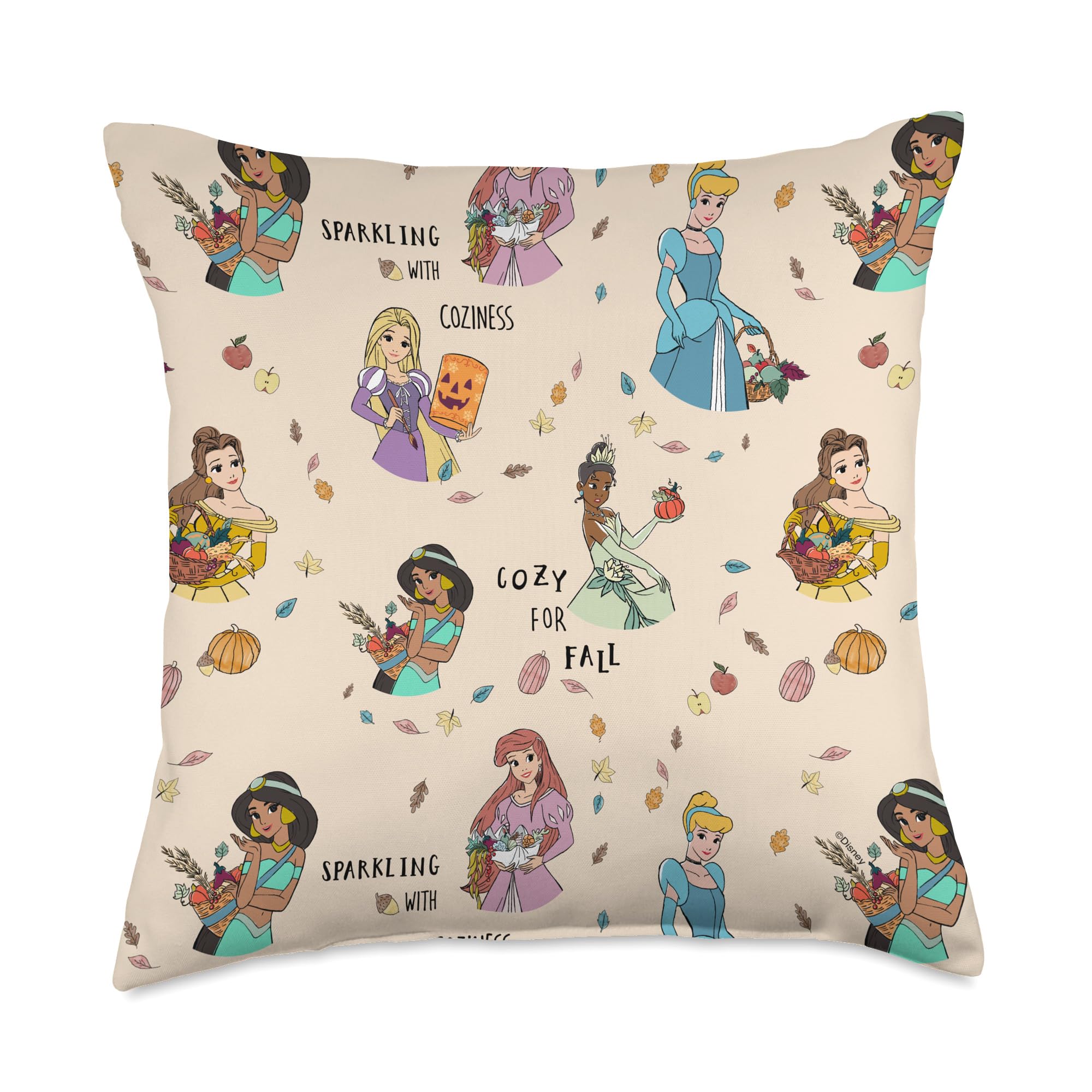 Coussin Disney Princess pour lit enfant pour créer un coin lecture cosy cet automne