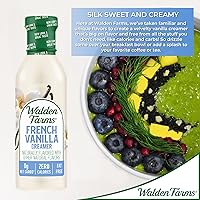 Vista 8 de Walden Farms Crema de café de vainilla francesa de 12 onzas (paquete de 2) rica y cremosa Fresca y sabrosa Vegana, Paleo y Keto Sustituto