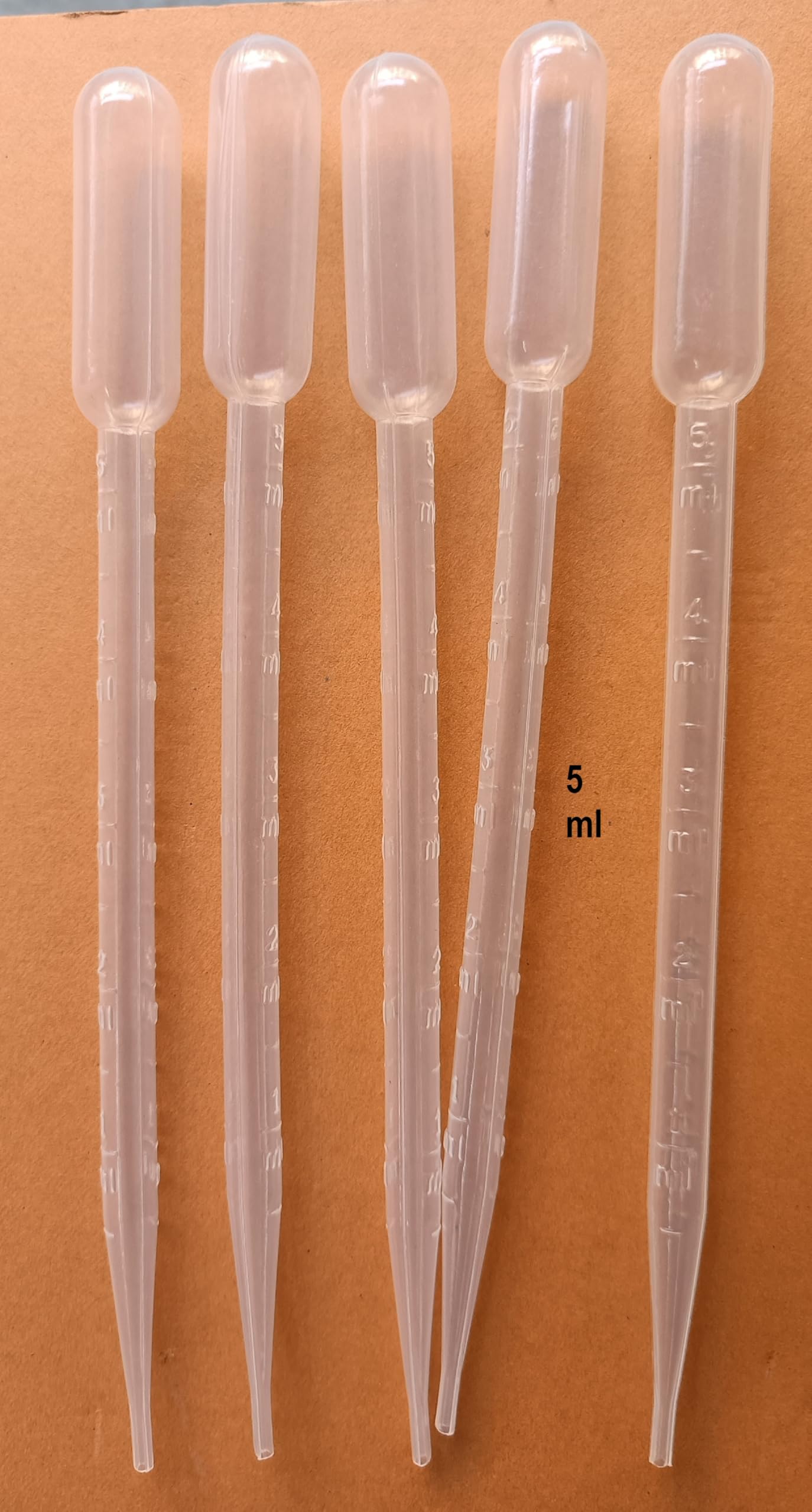 Laboratory Disposable Transfer Pipettes, Clear Plastic Graduated, 5ml Capacity, Scientific Measuring Tool for Research and Testing-image-35
