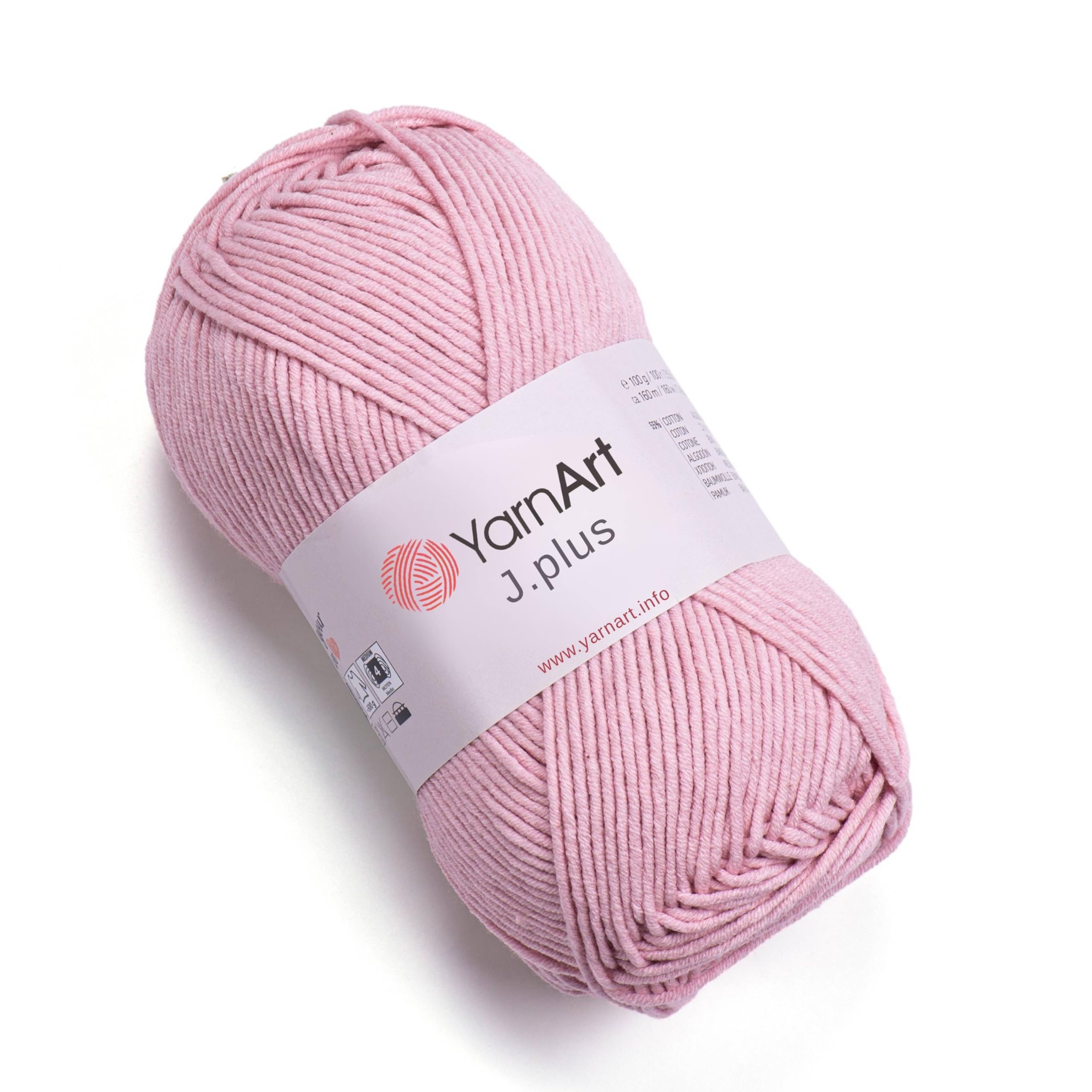 YarnArt Jeans Plus Yarn Cotton Blend Yarn - Knitting & Crochetting Soft Baby Yarn 55% Cotton 45% Acrylic, 100 g (3.5 oz), 160 m (174 yds), Yarn Weight : 4, (1 Skein) (83)