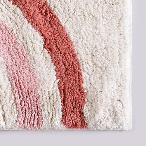 Miniatura 5 de Alfombras de baño grandes para baños grandes  Alfombras de baño asequibles  Alfombra de baño con patrones coloridos  Alfombra de baño gruesa y