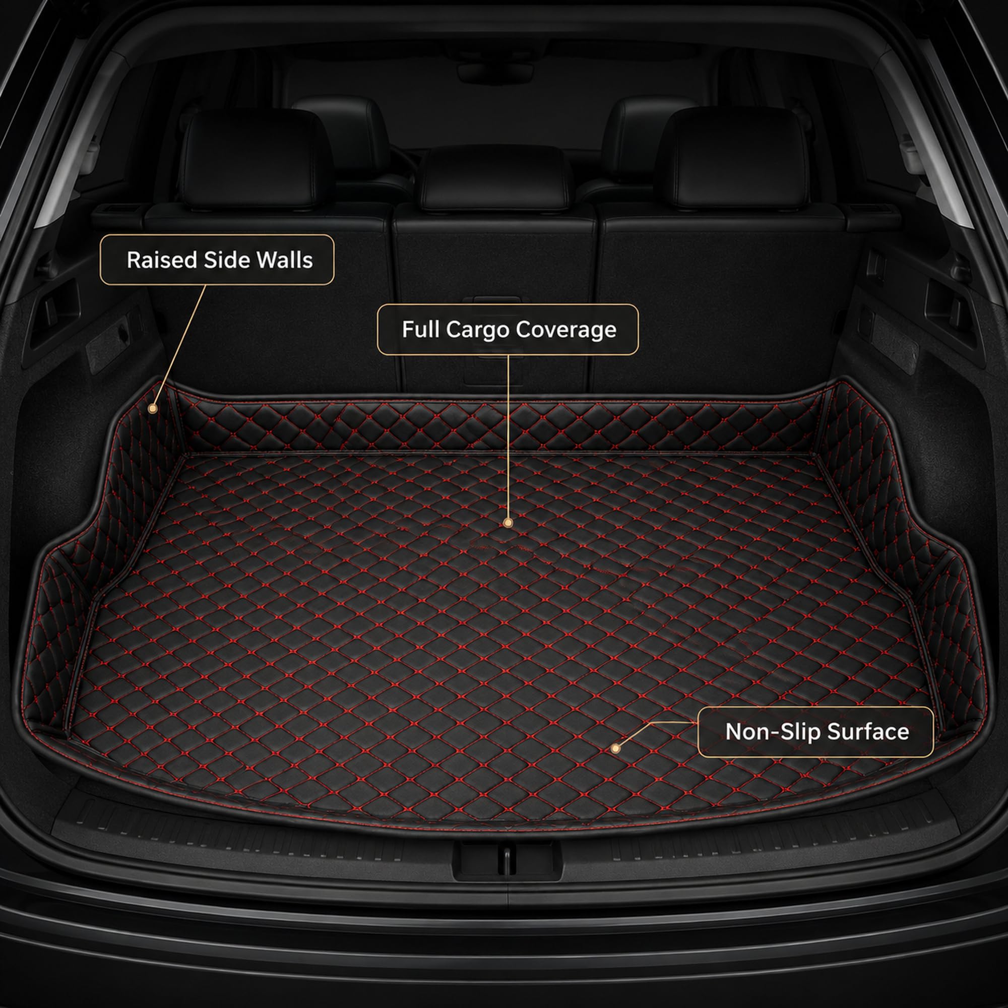 Auto Kofferraummatten für Volvo S60 2011-2017