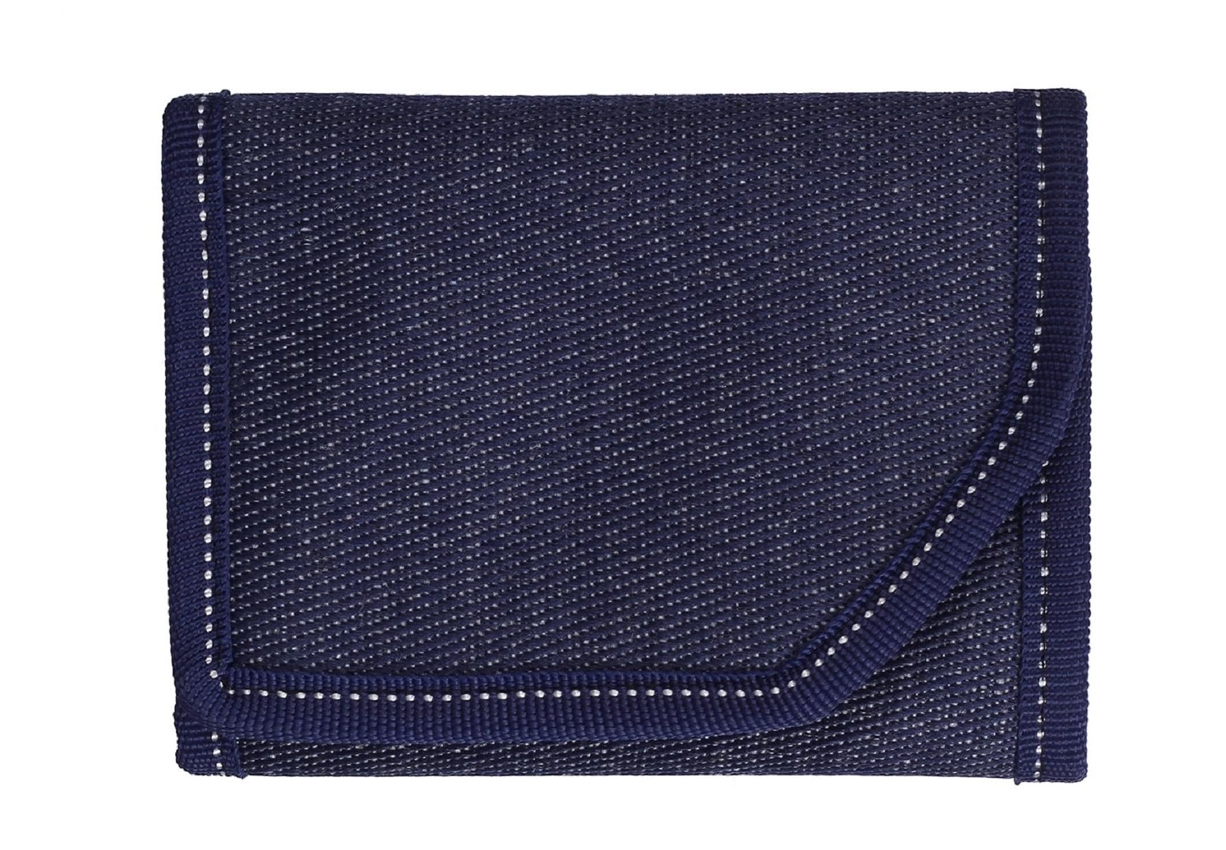 Jeans Denim Fabric Unisex Stylish Wallet (3Fold Blue)-image-45