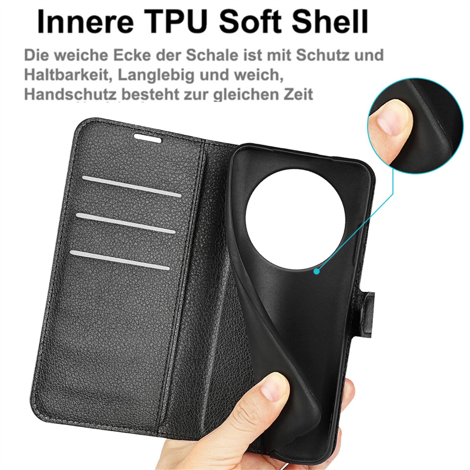 iVoler Cover in Silicone per Xiaomi Redmi A3 / Redmi A3X con Protezione Della Fotocamera, Ultra Sottile Custodia in TPU Morbida Anti-Graffio Antiurto Protettiva Case, Nero