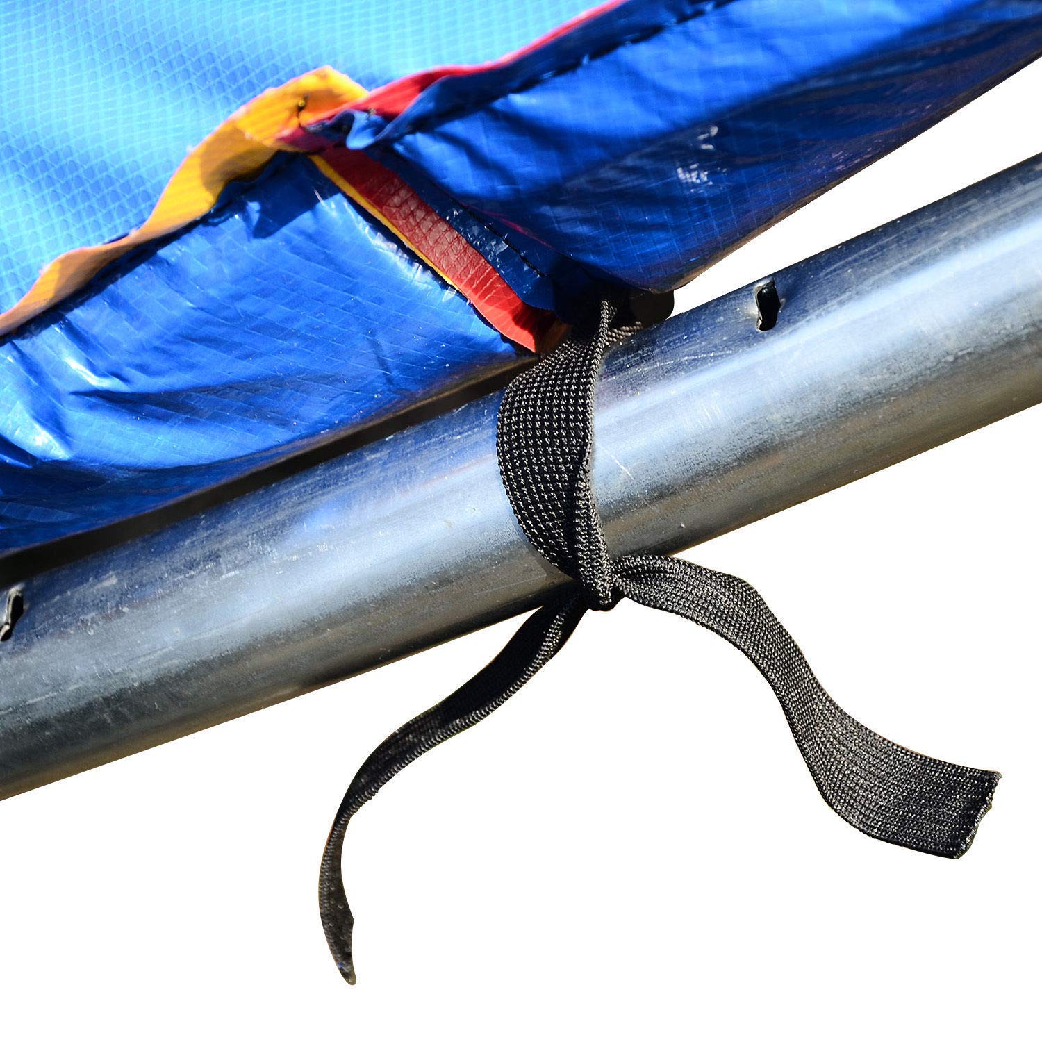 HOMCOM Cubierta de Protección Acolchada Borde de Seguridad para Trampolines Cama Elástica con Diámetro Ø244 cm Multicolor