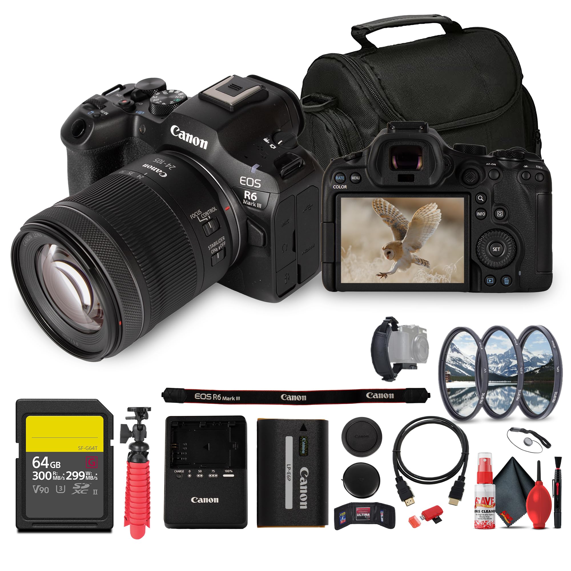 Amazon.com : Canon EOS R6 Mark III with 24-105mm f/4-7.1 RF Lens