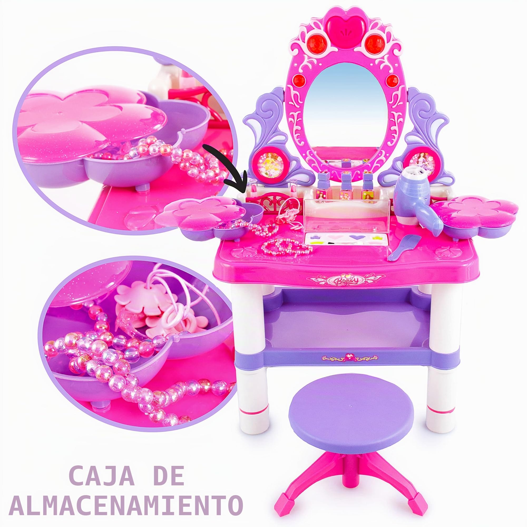 Kinderplay Niño Play kp2798 – – Tocador con luz música