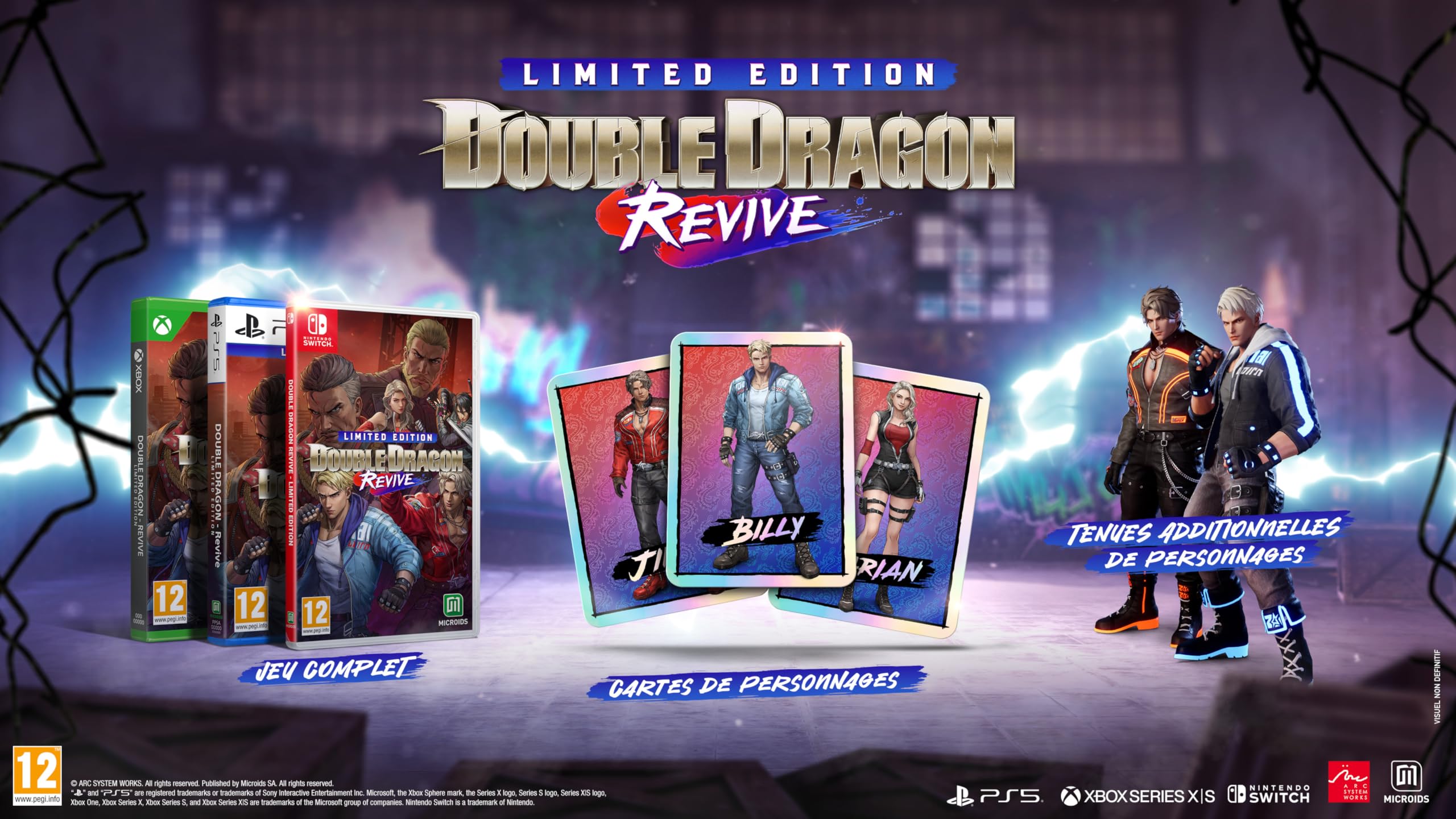 Double Dragon Revive Limited Edition - Switch : Amazon.co.uk: PC