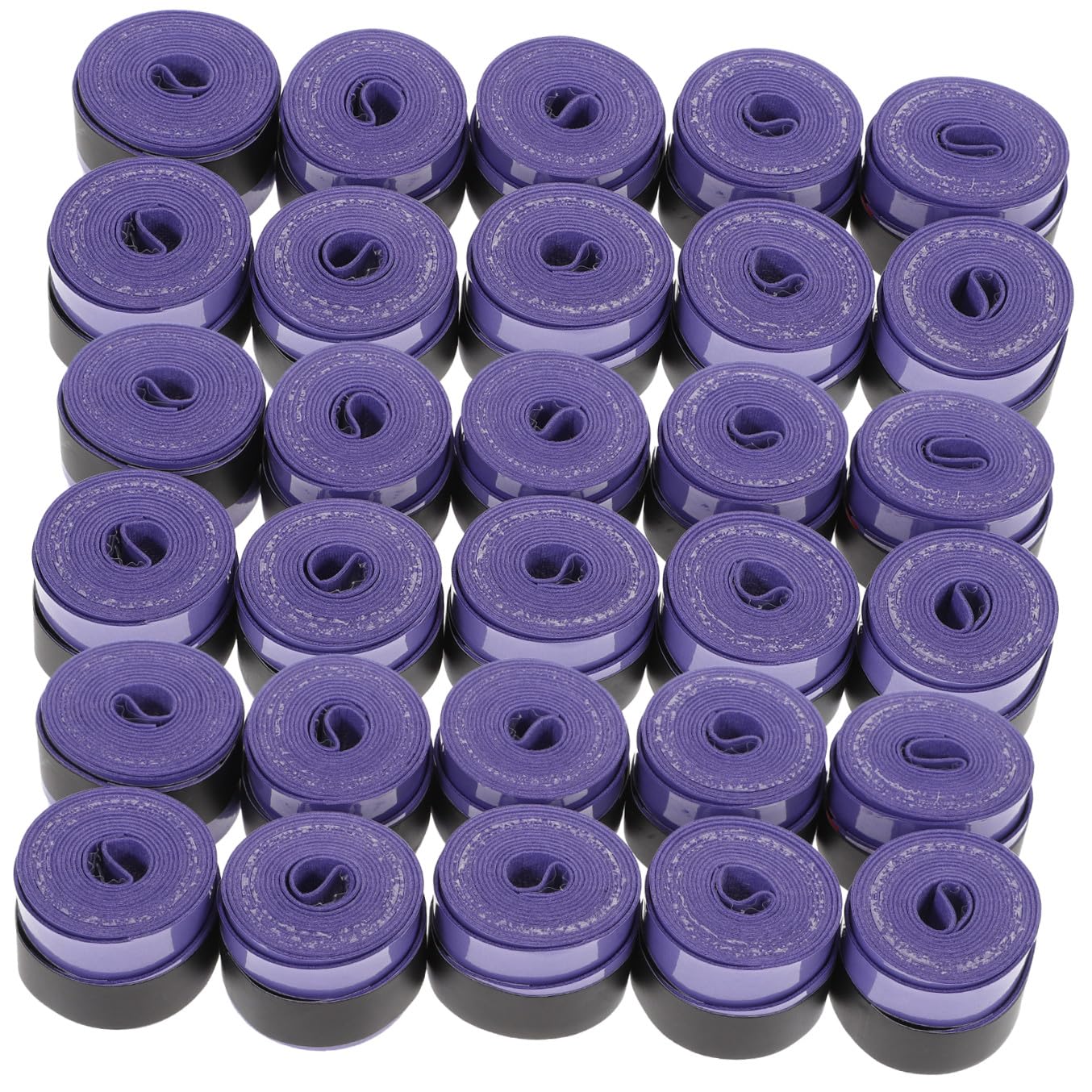 Toyvian Fascia bandalette strenne Impugnatura Assorbente per Racchetta da Tennis overgrip per Racchette da Badminton Fasce per Racchette assorbenti Il ​​Sudore Viola,Porpora