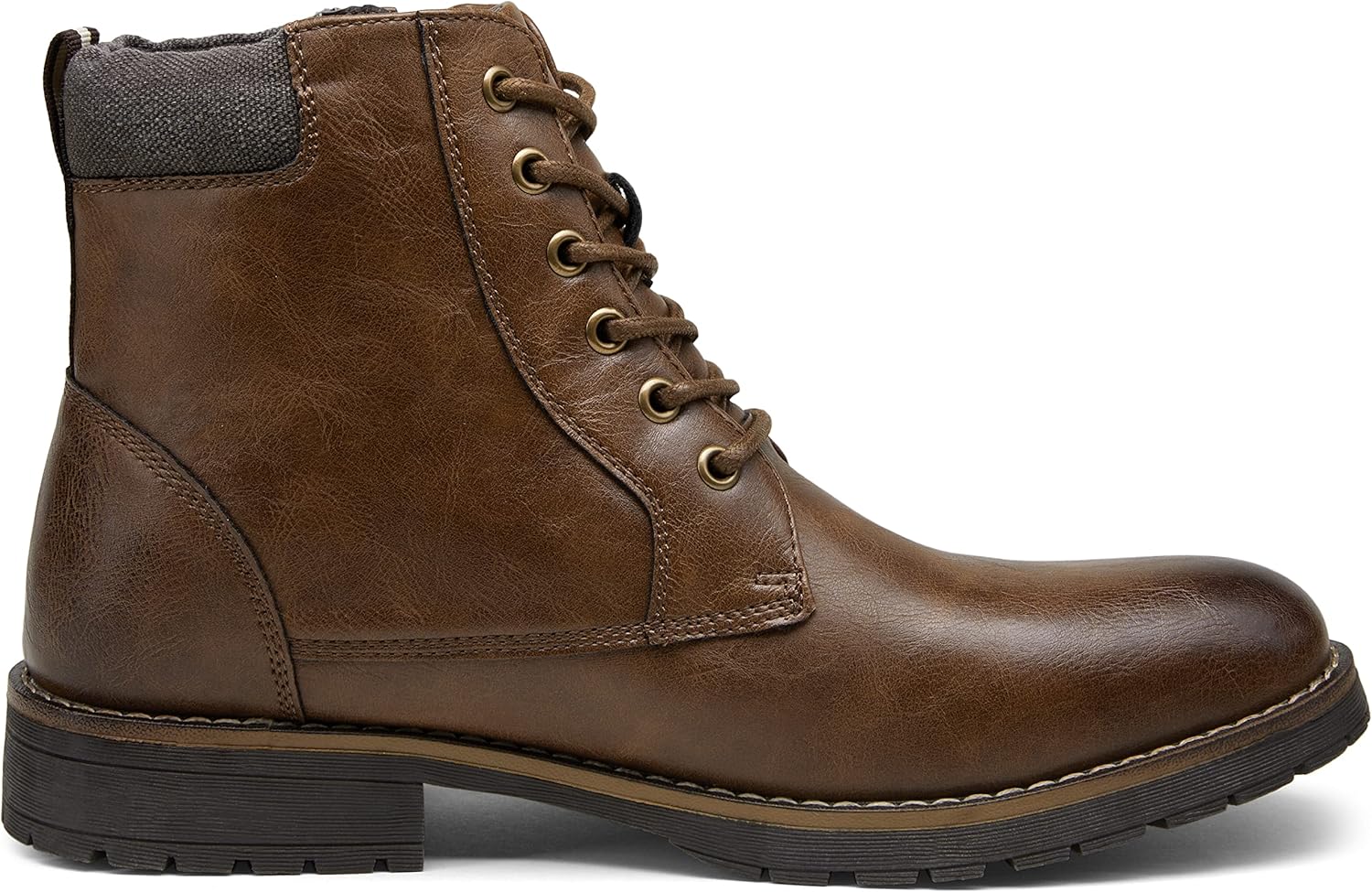 Vostey Men's Boots Boots for Men Casual Boots Motorcycle Combat Ankle Dress Boots Mens - Image 4