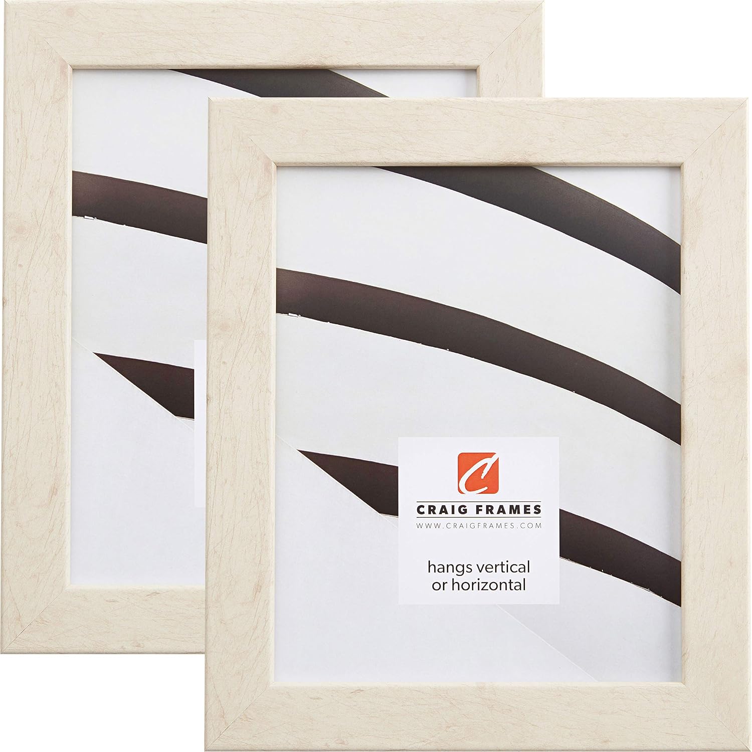 Craig Frames 26012 מסגרת לתמונה 26 x 30 ס"מ, צבע אוףוויט