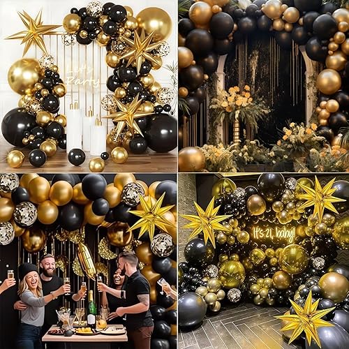 Miniatura 32 de Kit de columna de globos para piso, juego de 2, decoración de fondo de torre de globos con soporte, base y poste para bodas, baby shower, fiesta