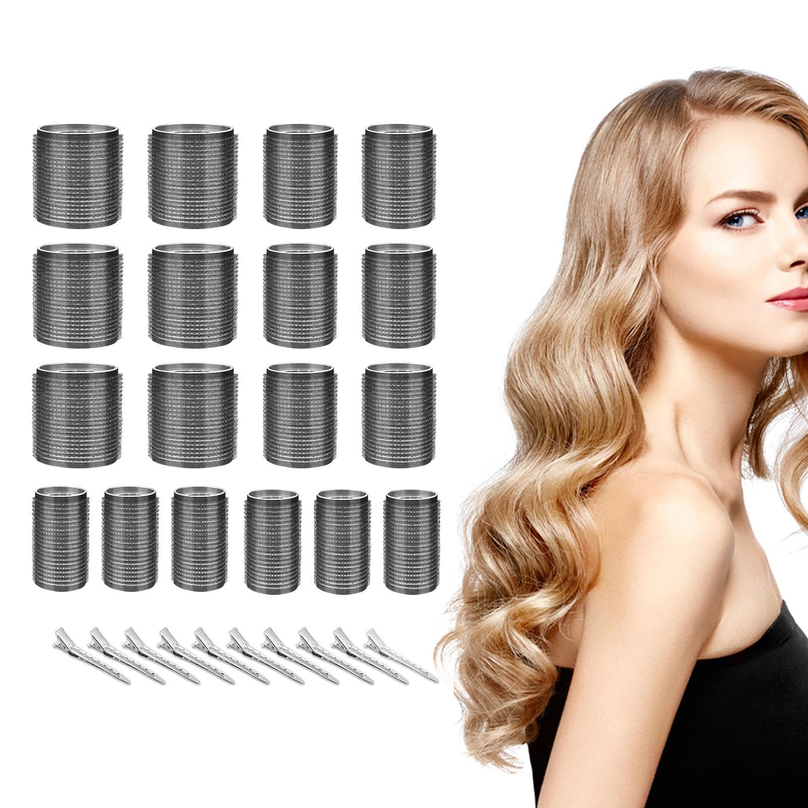 18 strumenti per arricciare i capelli, con 10 forcine per capelli